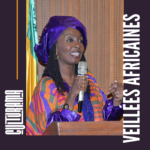 Veillées Africaines lors d’une séance de dédicaces.