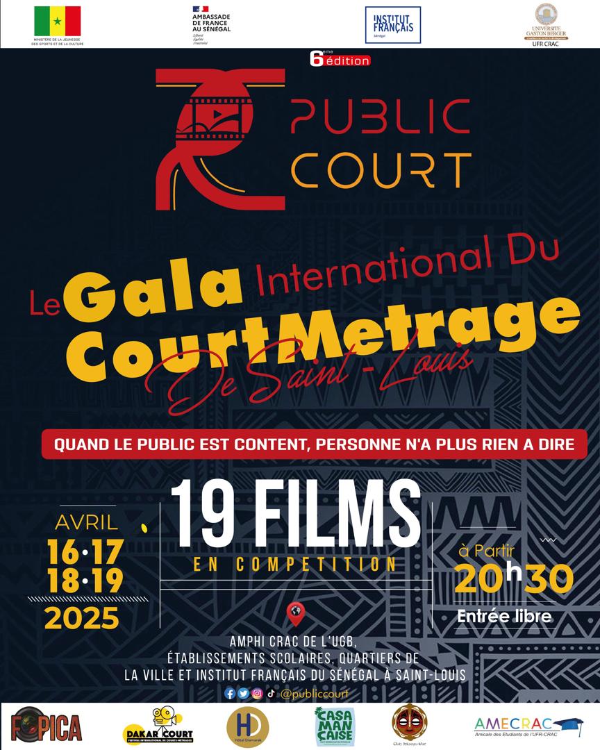 🎬 Le Gala International du Court-Métrage de Saint-Louis